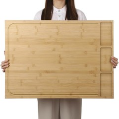 BAMOTTO CRAFTBAMBOO 30 x 21 in Extra 30&Prime;L x 21&Prime;W, Natural color of bamboo