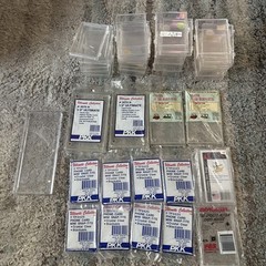 Lot Of 45 PKK, Mini Snap-Tite, Crystal Clear, Card Holders And Displays #3425