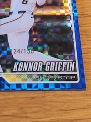 2026 Topps Chrome Blue X-Fractors #74 Konnor Griffin #/150