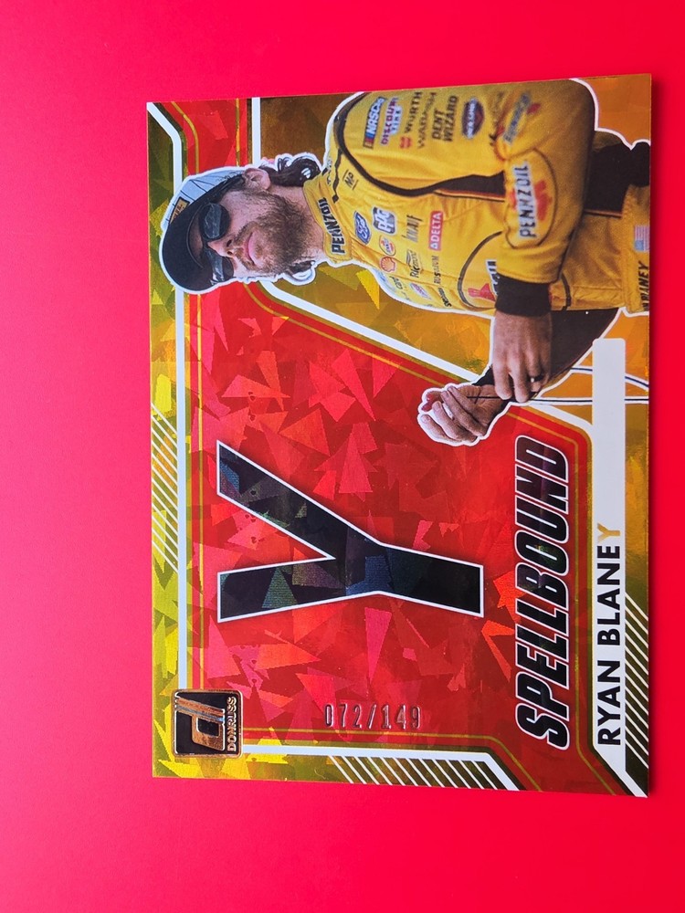 2026 Donruss Racing NASCAR Ryan Blaney “Y” Purple Ice /149 Spellbound