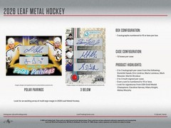 2026 LEAF METAL HOCKEY HOBBY BOX – BRAND NEW – FREE SHIPPING 🔥🔥🔥