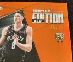 2025-26 Topps Chrome Update Egor Demin New Edition Orange 25/25 Bookend RC GR-11