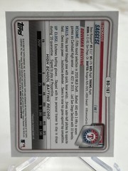 2020 Bowman Draft 1st Edition – Thomas Saggese #BD-167 (RC) Rangers