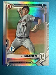 Ty Madden 2021 Bowman Draft 1st Edition – #BD-152 Sky Blue Foil (RC)