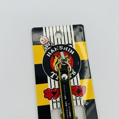 Hanshin Tigers Keychain Black Japan NPB Baseball Kinnikuman Belt Strap Mascot