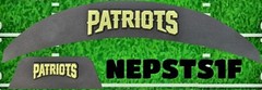 New England Patriots 3D Front & Back SpeedFlex Bumpers