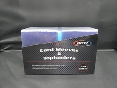 BCW 100 Count Card Sleeve and Toploader Combo Pack