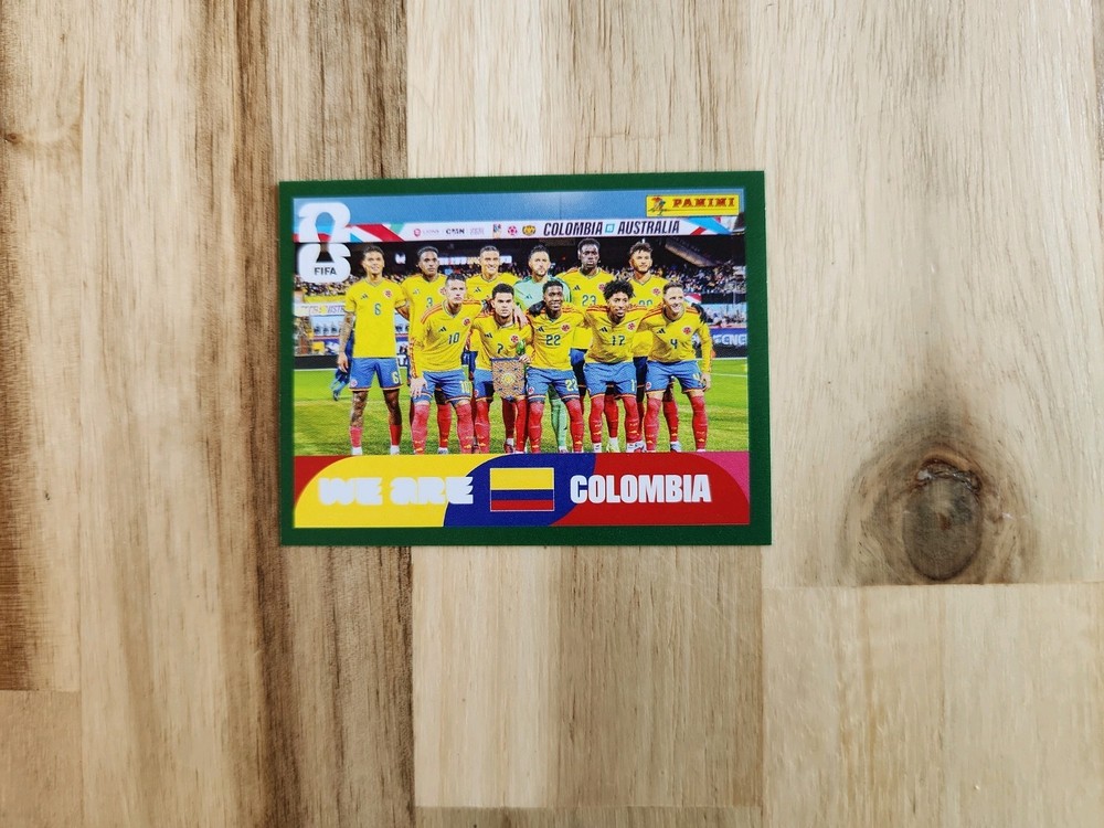 2026 Panini Columbia COL13 Team Picture World Cup Green Parallel MINT