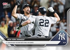 2025 Topps Now Card 576 NY Yankees 1st Team 9hr&rsquo;s 2 Times 2025-25 Cents Shipping