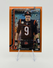 Topps 2025 Chrome Football Joe Burrow #61 Bengals /25 🔥