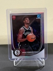 2025-26 Bowman Drake Powell #BRR-22 Chrome Red Rookie Variation SP RC Nets