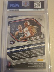 2025 Prizm NBA Kiki Iriafen WNBA Logo Prizm Psa 10