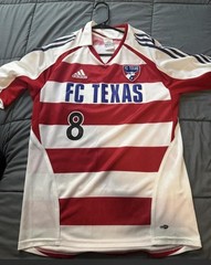 Medium Soccer Jersey FC Dallas Texas Soccer Jersey 2005 8 Men MLS Adidas Adult