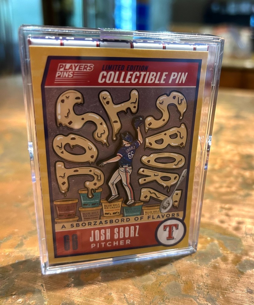 Players Pins Josh Sborz Ltd Edition Collectible Pin Texas Rangers Sealed