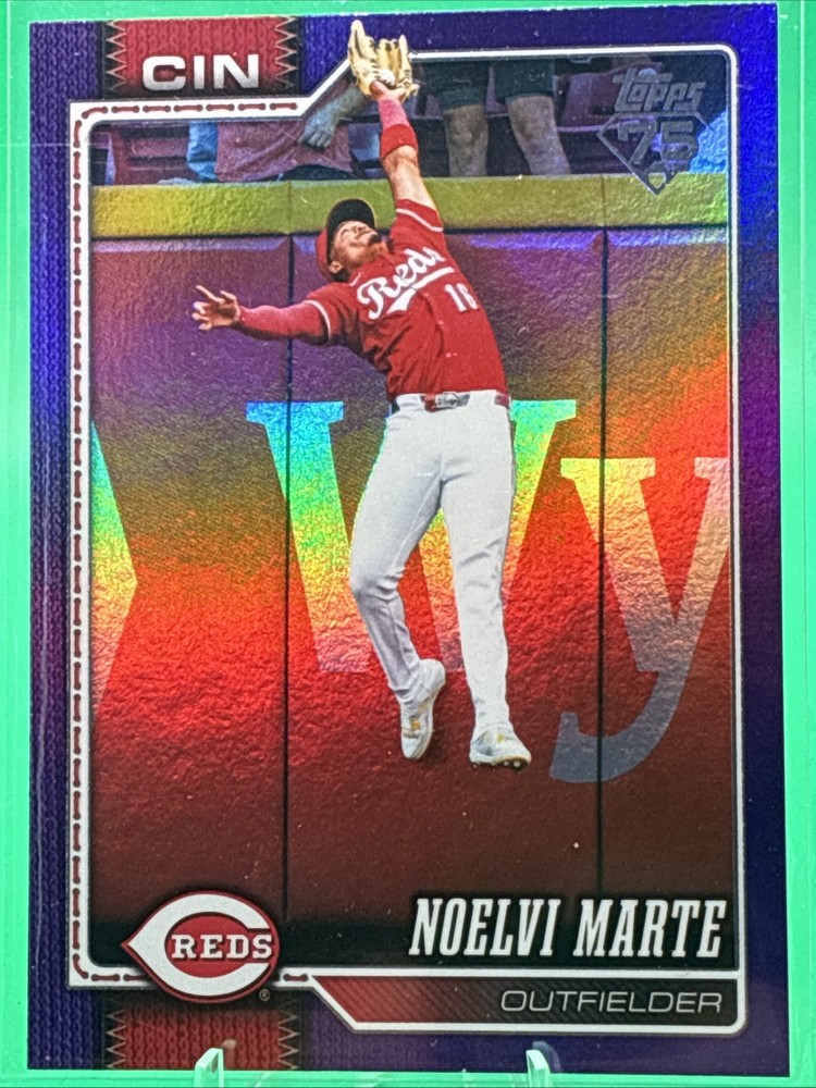 2026 Topps Series 2 – Noelvi Marte #687 Purple Rainbow Foil /250