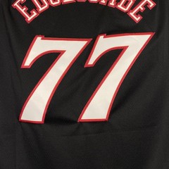 VJ Edgecombe #77 Embroidered Jersey, Black, S-2XL