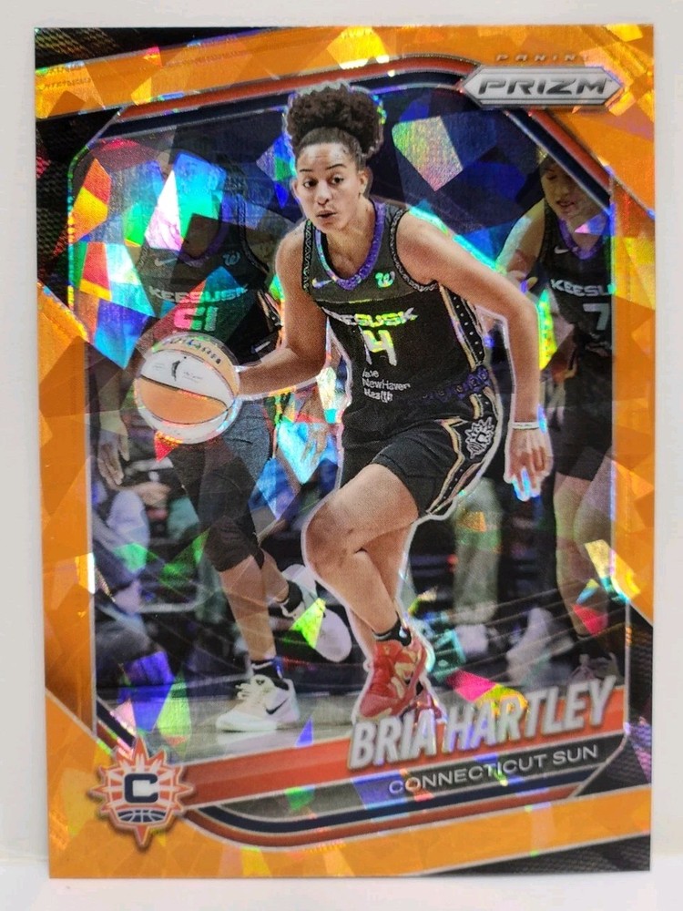 Panini Prizm 2025 WNBA Bria Hartley Orange Cracked Ice #86