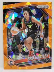 Panini Prizm 2025 WNBA Bria Hartley Orange Cracked Ice #86