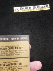 1973 Mike Schmidt/ Ron Cey/ Hilton Topps Baseball #615 RC Rookie Card Vintage