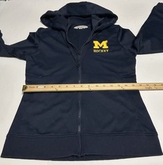 Port Authority University Michigan Wolverines Women&rsquo;s Full-Zip Hooded Jacket Sm