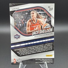 Panini 2025 Prizm WNBA seismic Jacy Sheldon Washington Mystics #113