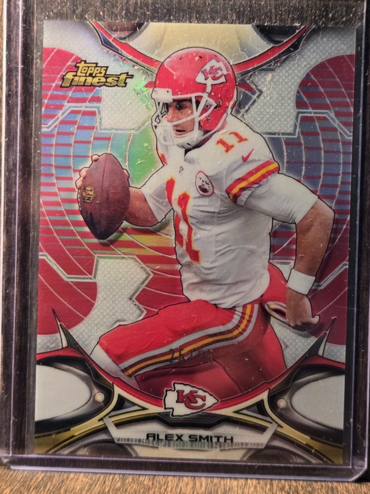 ALEX SMITH 2015 TOPPS Finest BCA PINK REFRACTOR #D 25/25 CHIEFS SP