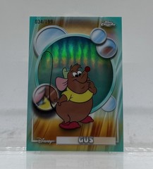 2026 Gus Disney Topps Chrome 2 Card Lot White & Gold /30 & Aqua /199 #181