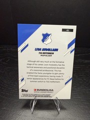 Leon Avdullahu Aqua Wave /199 2025-26 Topps Chrome Bundesliga RC Hoffenheim