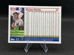 Mickey Mantle 2005 Topps Style 2025 Topps Archives #252 New York Yankees