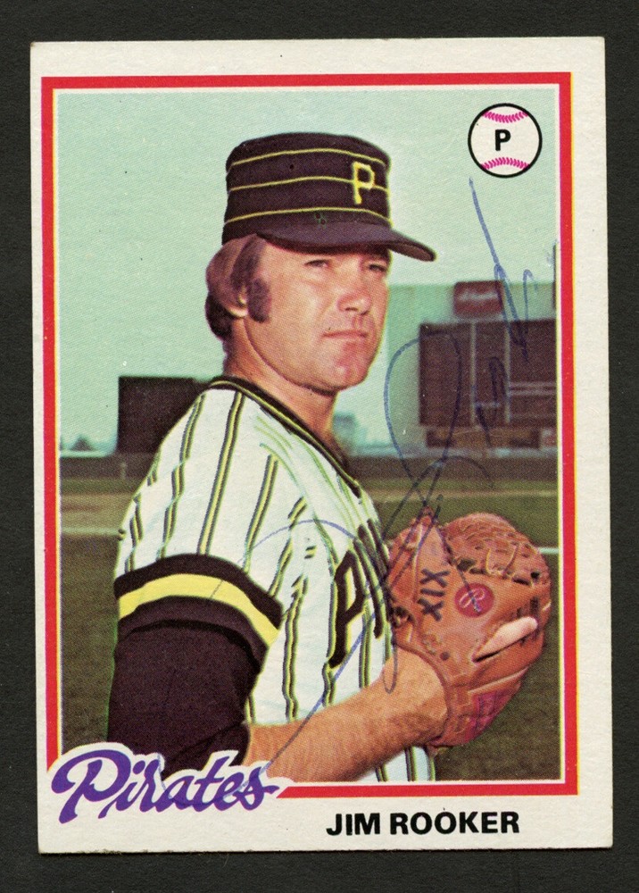 Jim Rooker #308 signed autograph auto 1978 Topps Baseball Trading Card