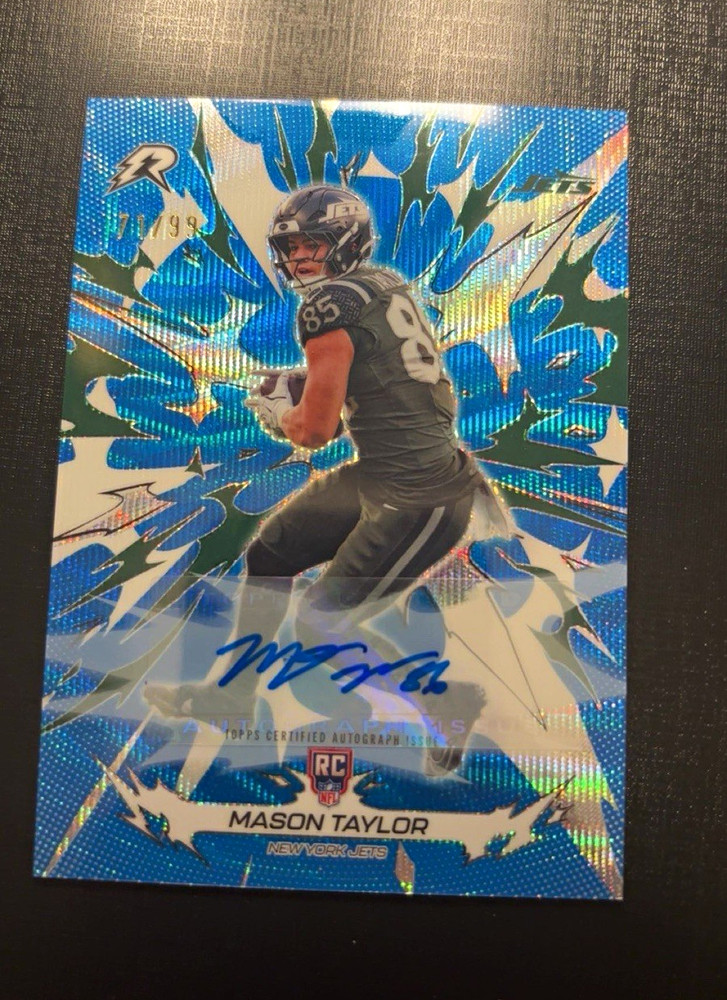 Topps Resurgence 2025 Mason Taylor New York Jets RC Auto #173 Numbered /99