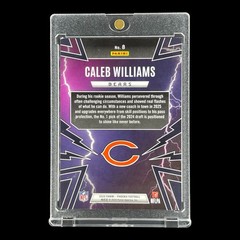 CALEB WILLIAMS SILVER PRIZM PURPLE HOLO 2025 Panini Phoenix Thunderbirds Insert