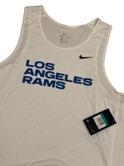 Nike NFL LA Rams Player Issued Performance Athletic Dri Fit Tank Top Men XL NWT