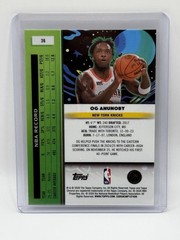 Topps 2025-26 Cosmic Chrome OG Anunoby #36 New York Knicks REFRACTOR