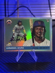 2025 Topps Chrome Platinum Anniversary #253 Luisangel Acuna Refractor Rookie RC