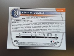 2025 Bowman Chrome Prospects 1st Kevin McGonigle Mojo Refractor BCP-79