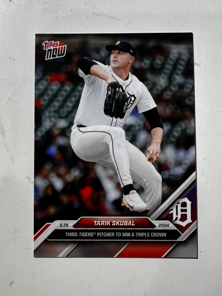 2024 Topps NOW Tarik Skubal #773 Detroit Tigers