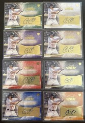 Garin Cecchini 2014 Topps SUPREME RC AUTO Lot (8) /5 /10 /15 /20 /25 /35 /45 /50