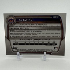 2023 Bowman Draft AJ Ewing Chrome 1st Prospect #BDC-152 Mets
