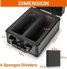 Graded Card Case Upgraded Sports Card Storage Box Waterproof Trading Card Holder