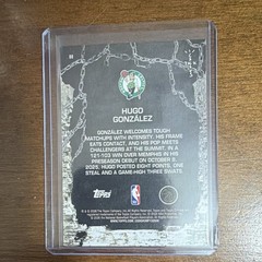 Topps 2025-26 Topps Chrome Cactus Jack Hugo Gonzalez Rookie #88 Boston Celtics