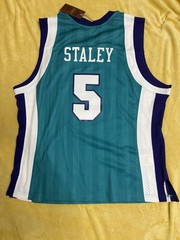 Charlotte Sting Dawn Staley #5 Mitchell & Ness Unisex Teal 2001 WNBA Jersey