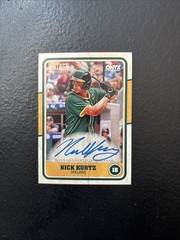 2025 Onyx Vintage Baseball NICK KURTZ #VANIKU On-Card Auto 2025 AL ROY