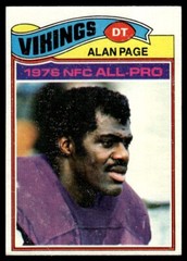 1977 TOPPS #230 EX-EXMINT ALAN PAGE