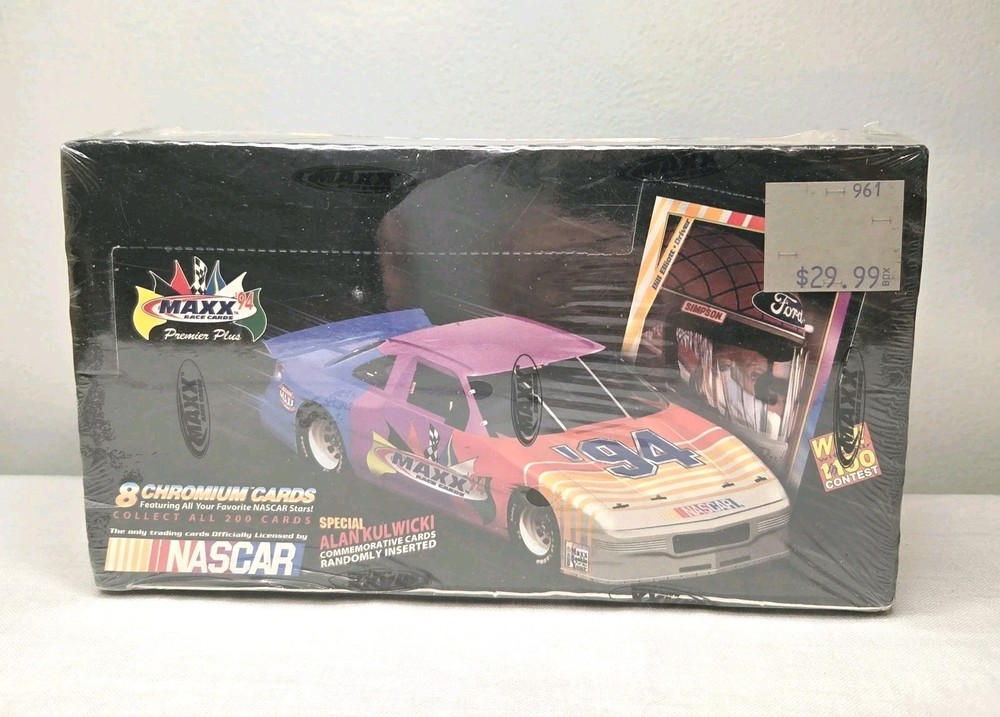 1994 MAXX Premier Plus NASCAR Hobby Box Factory Sealed Chromium Alan Kulwicki