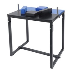 Folding Arm Wrestling Table W/ Elbow & Forearm Pads Wrist Strength Training Desk
