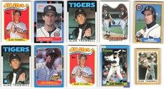 Alan Trammell Lot of 50 MLB Baseball Cards – Exact Cards Shown