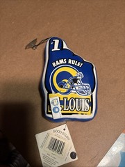 St. Louis RAMS Finger Suction Cup Mount 9 Inches Two Sided NFL Good Stuff Brand