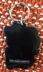 MIGHTY DUCKS OF ANAHEIM WILD WING DRIVING ZAMBONI RUBBER KEY RING