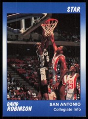 1990-91 Star David Robinson Blue David Robinson San Antonio Spurs #7